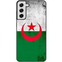 Samsung Galaxy S21 Drapeau algerie Verstevigd hoesje met sublimatie bedrukking