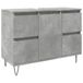 vidaXL Meuble de salle de bain 80x33x60 cm Gris Bois