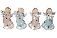 Kerstcadeau kerstengel 49102 willekeurig 2 verschillende sets 2 verschillende kleuren