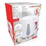 Dunlop 871125207794 waterkoker, 1,7 liter, wit