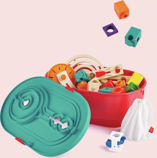 Hape Quadrilla Baukasten Behälter-Set - Educatief spel - 48 maanden - 12 jaar