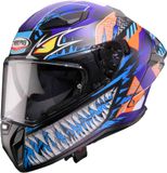 Caberg Drift Evo II Nobo, casque intégral, couleur: Mat Mauve/Bleu/Orange, taille: XS