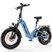 Vélo électrique pliable EB8 – Capteur de couple – Batterie lithium 48V-15Ah – Autonomie de plus de 60 km – Roues de 50,8 cm – Freins à disque hydrauliques – Bleu