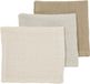 Meyco Baby Lingettes hydrofuge - 3 Pièces - Soft Sand/Greige/Taupe