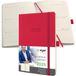 Sigel Conceptum weekagenda - A5 - 2025 (NL/FR/EN/DU) - rood - softcover