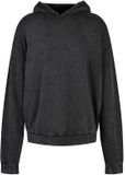 Build Your Brand Vervaagde hoodie zwart 3XL