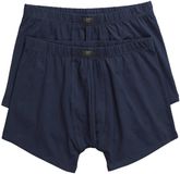 JP 1880 - Heren - Midpants set van 2 onderbroek OEKO-TEX - Navy blauw - Maat L