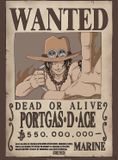 GB Your Decoration B.V. Poster One Piece - Wanted Ace 38x52cm