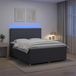 Maison Exclusive - Lit Boxspring Gris Foncé 160 x 200 cm Tissu