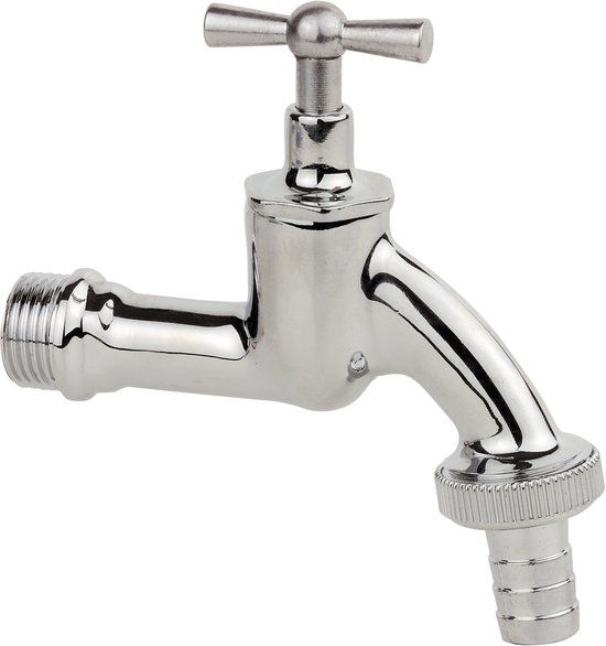 KIRCHHOFF MS tapkraan Hendel, chroom, 3/4"BU x 1"BU x 3/4"T