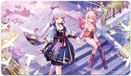 Merkloos / Sans marque The Immovable God and The Eternal Euthymia Desk Mat - Genshin Impact Version