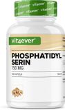 Vit4ever Fosfatidylserine Capsules - 300 mg per Dagdosering - 180 Capsules - Hooggedoseerd - PS Fosfolipide - Vegan - Zonder Onnodige Toevoegingen