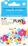 FLWR - Cartouches / HP 27 / noir / Convient pour HP