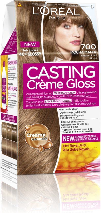 L'Oréal Paris Casting Crème Gloss 700 Mocha Mania - Semi-permanente Haarkleuring