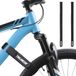 Fietsenrek Trilancer Fietsenrek Banden, Set van 2 Verstelbare Fietswiel Stabilisatie Banden met Haak en Lus voor Bevestiging aan Auto en Muur, voor Vervoer en Opslag (75 cm x 3.8 cm)