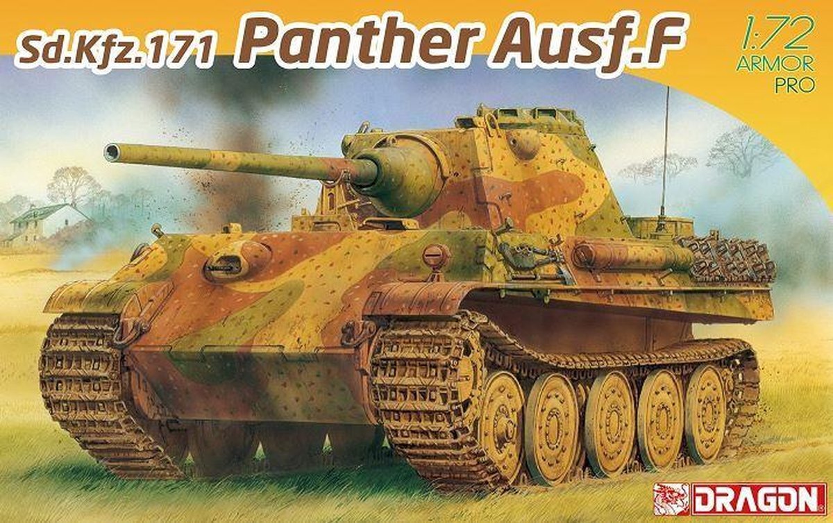 Dragon - 1/72 Sd.kfz.171 Panther Ausf.f (7/20) * - DRA7647