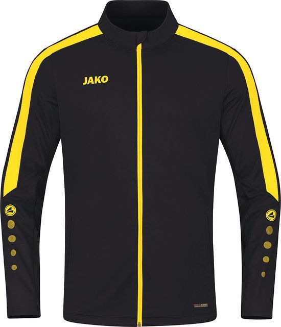 JAKO Power Polyestervest Kind Zwart-Geel Maat 128