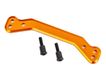 Traxxas Draglink, stuurinrichting, 6061-T6 aluminium (oranje-geanodiseerd)/3x14mm SS (2) 9546T