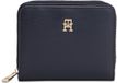 Tommy Hilfiger Portemonnee Ritsportemonnee Blauw Polyurethaan Unisex