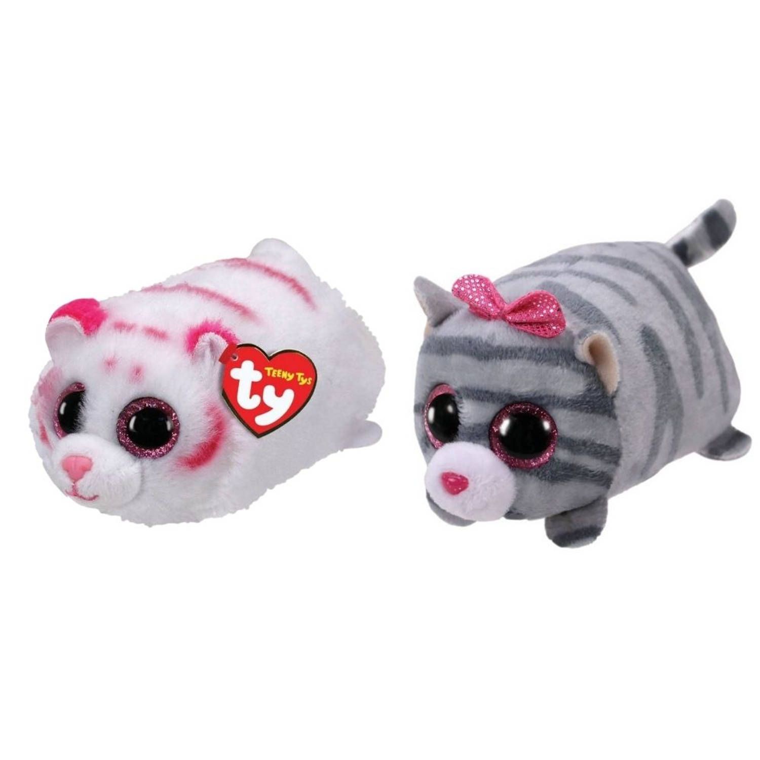 TY - Knuffel - Teeny s - Tabor Tiger & Cassie Mouse