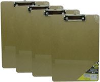 Merkloos / Sans marque Hout A4 Klemborden met Papierklem - 23 x 23 cm