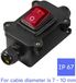 Tru Components TC-14988644 Interrupteur à bascule 250 V 16 A 2x hors/marche IP67 Continu 1 pièce(s)