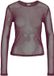 Noisy May Top Lange mouwen mesh