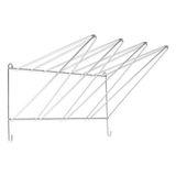 thermohauser Bovendeel voor spuitzak (roestvrij staal) voor wandhangers, 49,5 x 38,0 x 26,3 cm