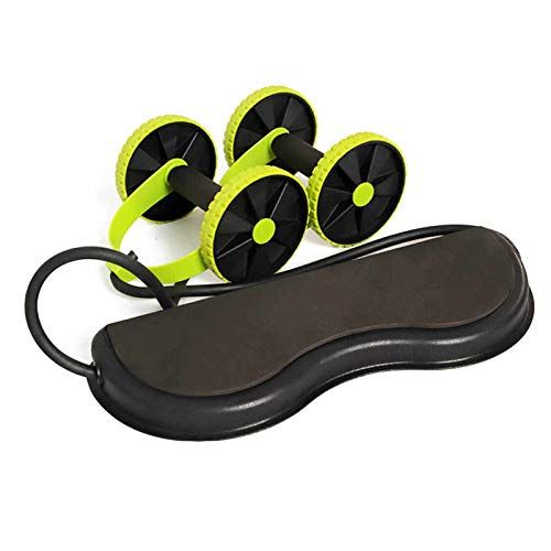 FFitness FFitnes FFITNESS Wheel Band, AB Roller met elastische weerstand unisex volwassenen, groen, eenheidsmaat