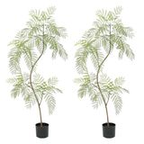 Zstar Jacaranda-boom, 2 stuks, 170 cm grote kunstplanten in pot
