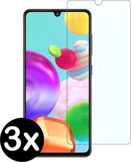 MobileShop Accessoires Samsung A41 Screenprotector Glas - 3x Samsung Galaxy A41 Screen Protector Glas