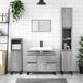 Maison Exclusive - Meuble de salle de bain, gris Sonoma, 80x33x60 cm, en panneaux de particules