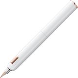 LAMY dialog cc vulpen EF 14 kt. bicolor roségouden penpunt witte lakafwerking