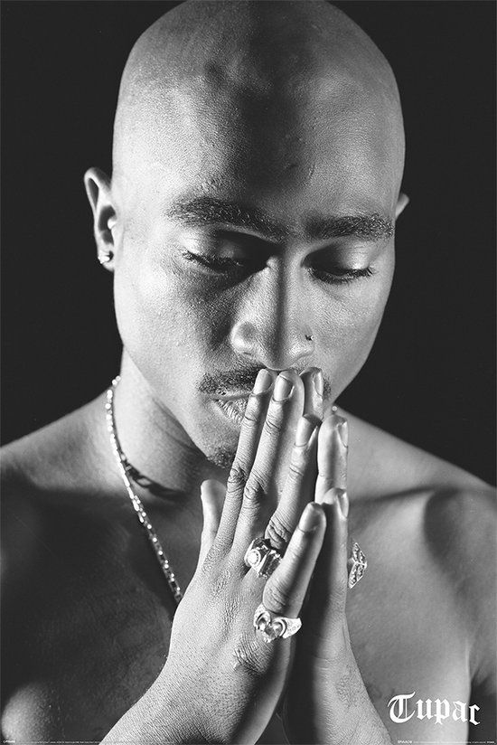 Tupac Pray Poster 61x91.5cm - Music Merchandise - Modern Style