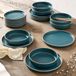 Geneviève Lethu 545869 Tafelservies van aardewerk, blauw, 18-delig