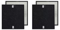 Lot de 2 filtres de remplacement pour purificateur d'air, à charbon actif