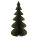 Sapin de Noël, vert mousse, grand, papier plié, 30 cm