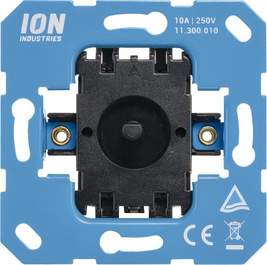 ION Industries 3-standenschakelaar met nulstand - Blauw - Opbouw