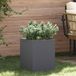 Prolenta Maison Exclusive - Tuinplantpot, antraciet, 32 x 32 x 40 cm