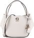 GUESS Coleen Satchel Cream White handtas