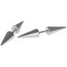 Mendes Titanium Stud oorbellen Spikes Zilver
