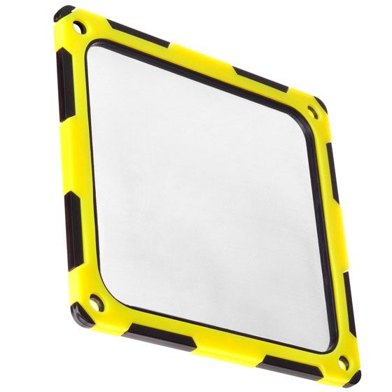 Silverstone SST-FF124BY - Fan Filter - Black/Yellow