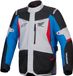 Alpinestars Honda ST-1 waterdichte motorfiets textieljas - Zwart/grijs/blauw - Maat S
