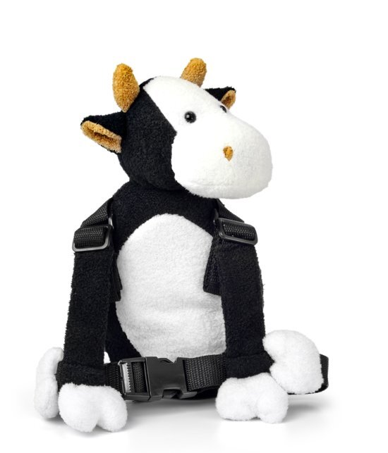 Goldbug - Harness Buddy kindertuigje - Knuffel rugzakje met looplijn - Looptuigje Koetje - Tuigje Kind