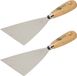 Amig Plamuurmes - 2x - werkbreedte 100 mm - roestvrij staal - houten greep