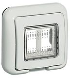 bticino 25602, Grijs, 2-voudig frame