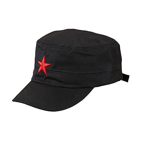 Widmann 01127 - Base Cap met ster, stoffen hoed, kostuumaccessoires, carnaval, themafeest