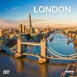 Tushita Londen Kalender 2027 Wandkalender Kunst 60 cm x 3010 cm