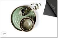 Dietrix Inductie beschermer 60x52 - Bestek - Servies Groen en blaadje