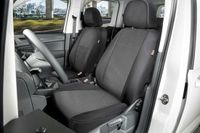 Walser Performer Stoelhoes 100% Polyester Zwart Compatibel met Mercedes-Benz Sprinter - VW Crafter - 1 Enkele Stoelhoes Bestuurder